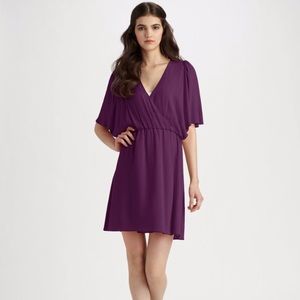 Alice and Olivia Casey Flutter Sleeve Dress